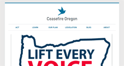 Desktop Screenshot of ceasefireoregon.org